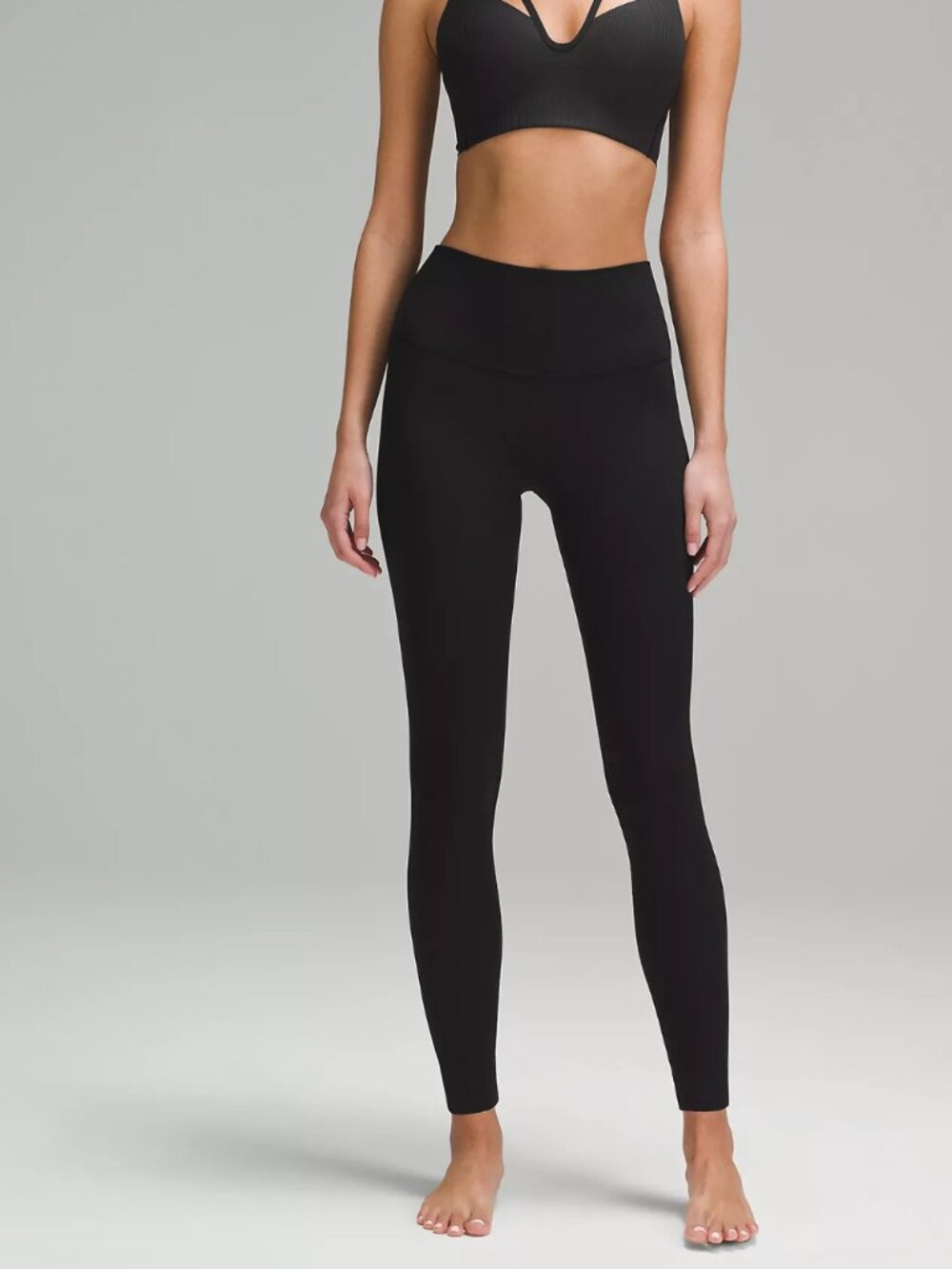 Lululemon black leggings, size 6